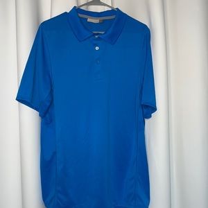 KJUS Mens Golf Polo XL Blue UPF50